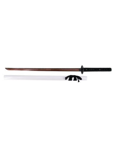 Funktionelles Katana aus rotem geschmiedetem Damast 106 cm - Zetan Medieval Store- Funktionelle Katanas online kaufen