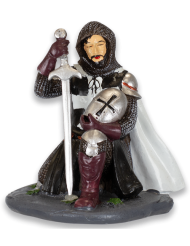 Figurine templier s'inclinant par Zetan Medieval Boutique en ligne dans  Miniatures