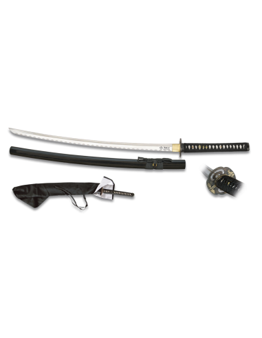 Katana carbon steel with scabbard and stand - Zetan Medieval Store- Decorative katanas to buy online