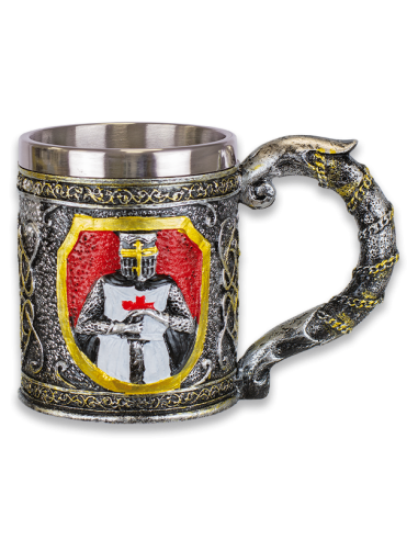 Templar resin mug by Zetan Medieval Online store in Chalice and cups