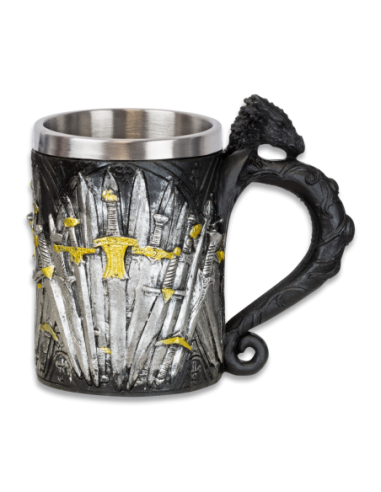 Becher aus Harz mit Schwertern von Zetan Medieval Online-Shop in Kelch und Tassen