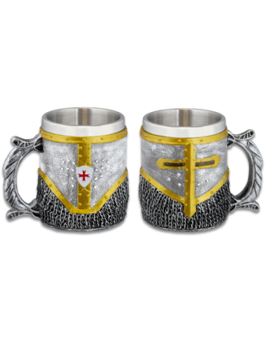 Caneca de cota de malha do templo da loja online Zetan Medieval em Cálice e xícaras