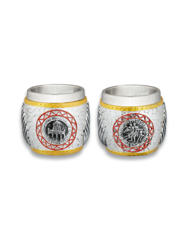 Sigillum Militum Xpisti Shot Glass by Zetan Medieval Online store in Chalice and cups