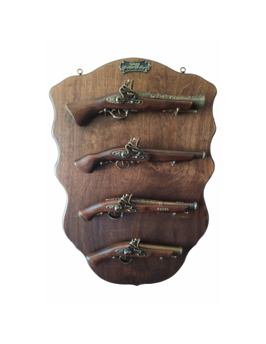 Painel Com 4 Armas -Loja Zetan Medieval - Armas - Rifles