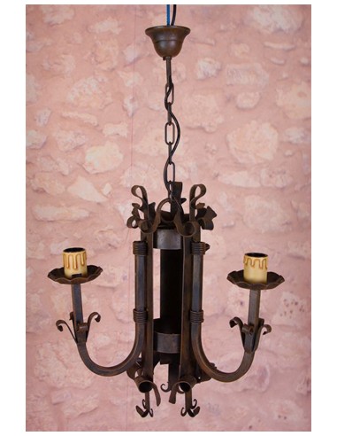 Wrought iron 3 lights ceiling lamp