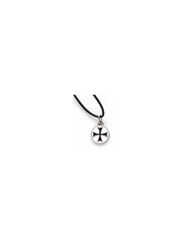 Pendentif Croix Templière Noire par Zetan Medieval Boutique en ligne dans  Pendentifs