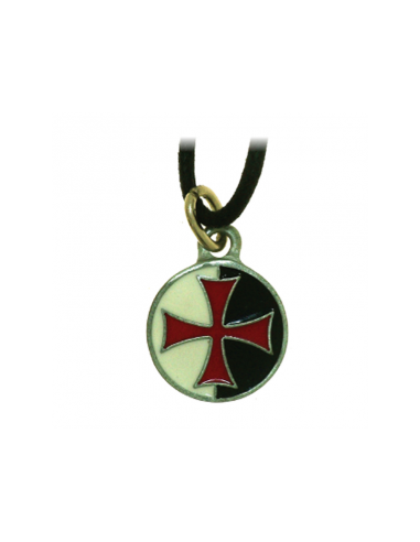 Templar Pendant Black And White Background by Zetan Medieval Online store in Pendants