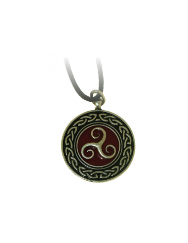 Celtic Symbol Pendant Red Background by Zetan Medieval Online store in Pendants