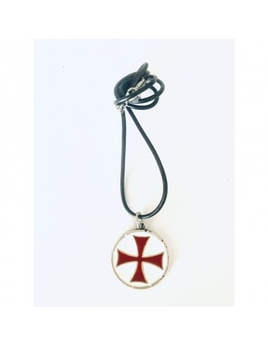 Enamelled Templar Cross Pendant 1 by Zetan Medieval Online store in Pendants