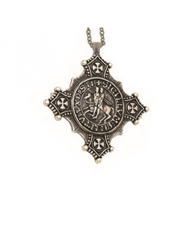 Templar Seal Pendant by Zetan Medieval Online store in Pendants