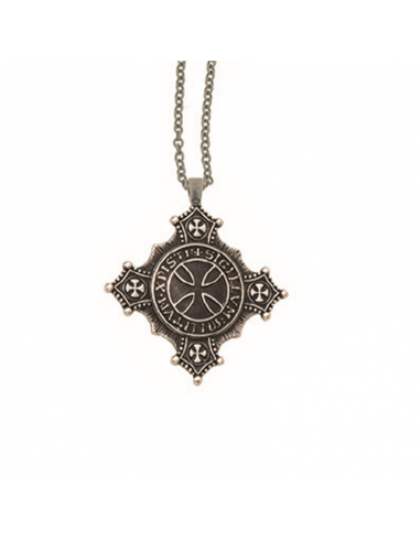 Pendentif Croix Templière par Zetan Medieval Boutique en ligne dans  Pendentifs