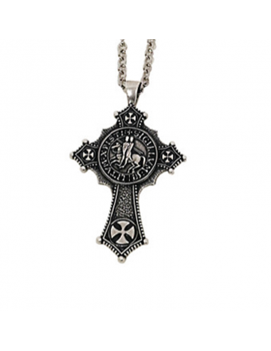 Templar Seal Cross Pendant by Zetan Medieval Online store in Pendants