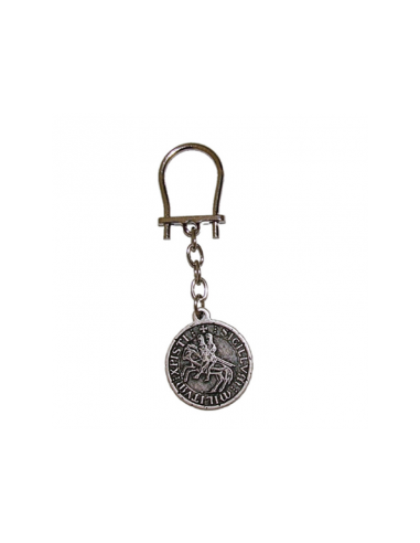 Porte-Clés Sceau Templier (3,3 Cm) par Zetan Medieval Boutique en ligne dans  Porte-clés