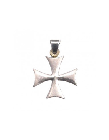 Colgante Plata Cruz Templaria de Zetan Medieval Tienda online en Colgantes