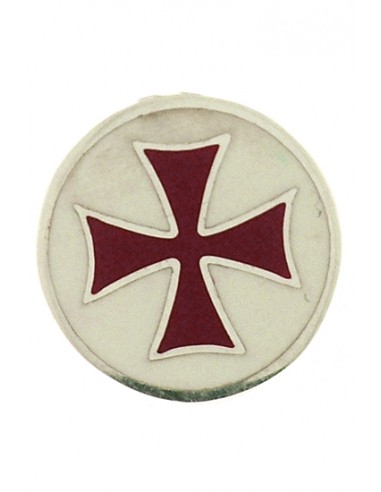 Broche Croix Templière par Zetan Medieval Boutique en ligne dans  Templiers