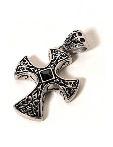 Black Cross Gothic Pendant by Zetan Medieval Online store in Pendants