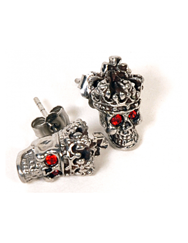 Boucles D'Oreilles Tête De Mort Gothique par Zetan Medieval Boutique en ligne dans  Boucles d'oreille