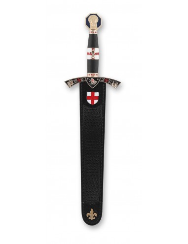 Pugnale Templare Con Fodero 41 Cm - Negozio medievale Zetan- Daghe storiche