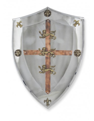 Rustic Shield Ricardo Corazón De León by Zetan Medieval Espadas in our Medieval Zetan Store in the Medieval shields category