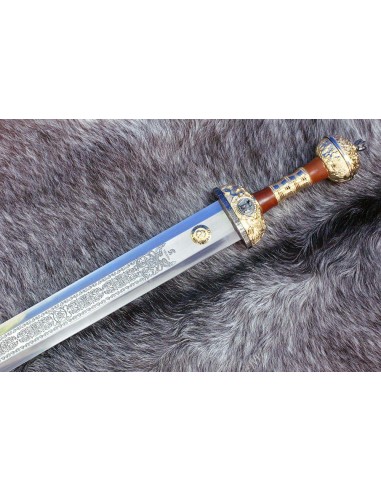 Julius Caesar Sword With Sheath Golden 80 Cm by Zetan Medieval Roman swords buy online