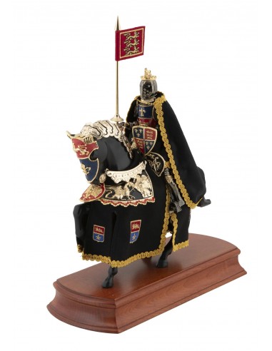 Figur Schwarzer Prinz Zu Pferd 35 Cm von Zetan Medieval Online-Shop in Zahlen und Miniaturen