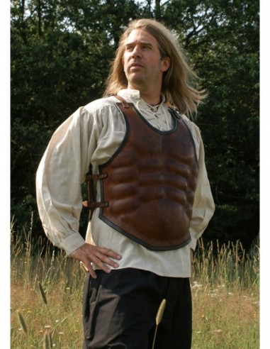 Muscled Leather Cuirass - Zetan Medieval Store- Medieval and Roman bibs