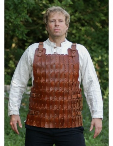 Leather Plate Armor - Zetan Medieval Store- Medieval and Roman bibs