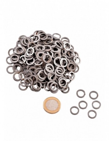 8 Mm Chainmail Flat Rings - Zetan Medieval Store- Chainmail