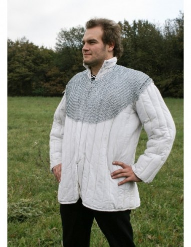 Galvanized Chainmail Cloak - Zetan Medieval Store- Chainmail