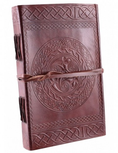 Leather Celtic Symbol Diary by Zetan Medieval Online store in Diaries-Notebooks