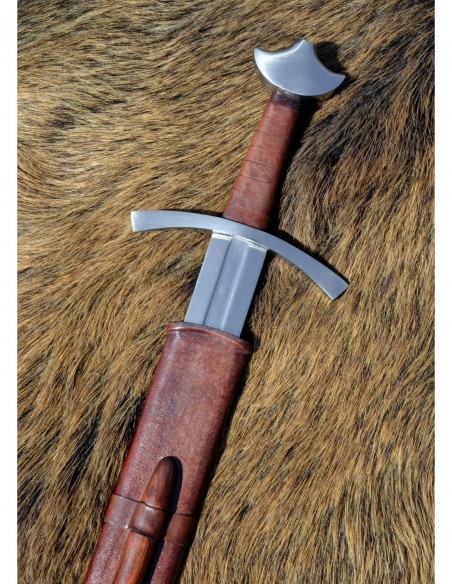 Espada de caballero de batalla medieval