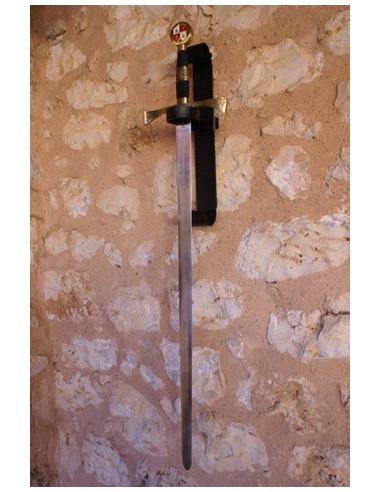 Wrought iron sword stand