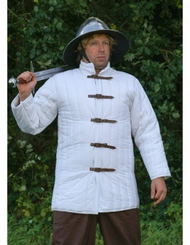 Mittelalterlicher Gambeson Mit Schnallen - Zetan Medieval Store- Gambesons