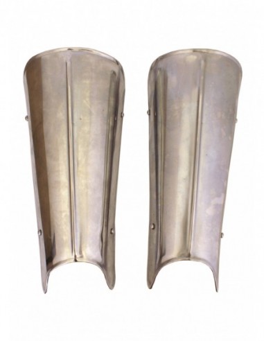 Steel Greaves (Pair) - Zetan Medieval Store- Greaves and Leg Protector