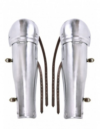 Folding Greaves (Leg Armour), Steel - Zetan Medieval Store- Greaves and Leg Protector