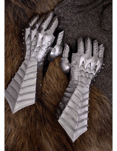 Medieval Gauntlets, Riveted And Stitched - Zetan Medieval Store- Gauntlets