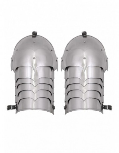 Steel Shoulder Plates, Pair - Zetan Medieval Store- Shoulder pads