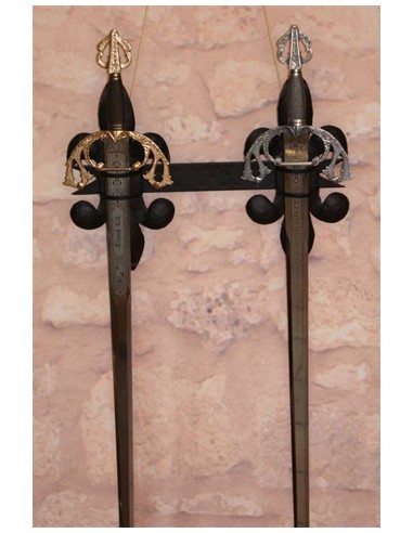 Fleur de lys stand for 2 swords