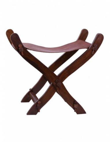 Medieval Scissors Chair With Leather Seat by Zetan Medieval Online store in Furniture