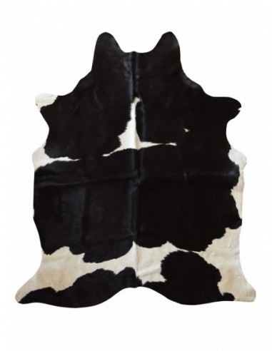 Black-White Cowhide - Zetan Medieval Store- Natural hair skin