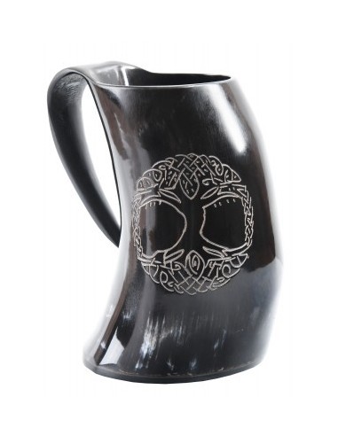 Yggdrasil Viking Jug by Zetan Medieval Online store in Viking Drinking Horns