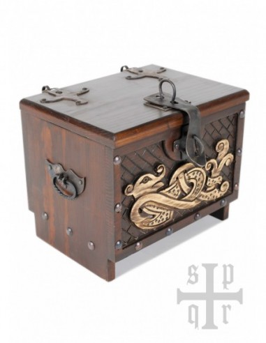 Viking Box With Midgard Serpent by Zetan Medieval Online store in Furniture