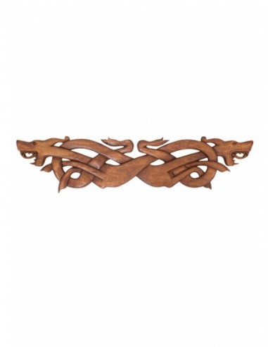 Celtic Dogs Carved Wood by Zetan Medieval Online store in Furniture