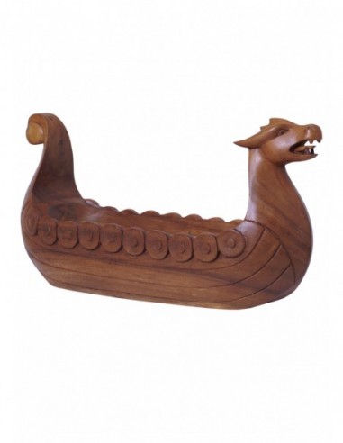 Bol En Bois Drakkar Viking par Zetan Medieval Boutique en ligne dans  Meubles