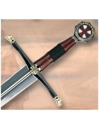 Espada Caballeros Cielo Negro/Oro 108 Cm. de Zetan Medieval Espadas Templarias comprar online