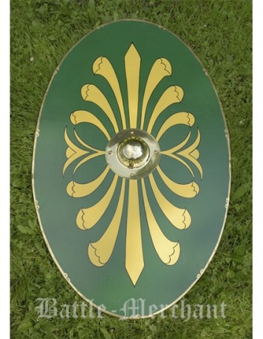 Roman Cavalry Shield Parma Equestris by Zetan Battleready in our Medieval Zetan Store in the Functional shields category