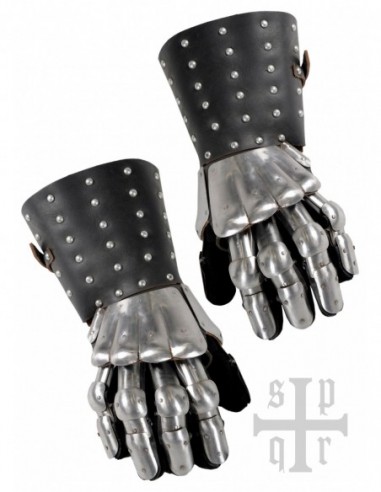 Late Medieval Chainmail Gauntlets - LORD OF BATTLES