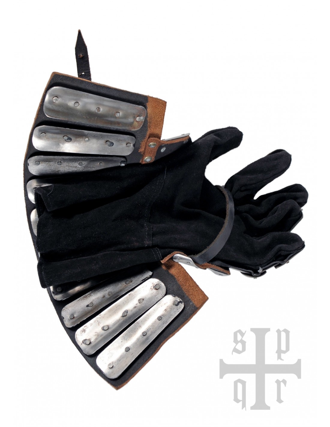 Leather Gloves with Chainmail - Lord of Battles