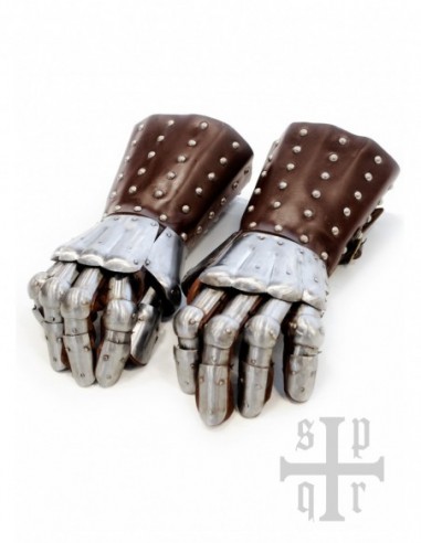 Medieval Gauntlets Battle Visby S. Xiv - Zetan Medieval Store- Decorative glove compliments