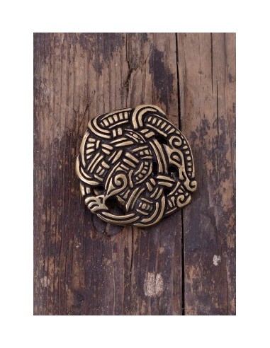 Hebilla Serpiente De Midgard - Tienda Zetan Medieval-  Cinturones